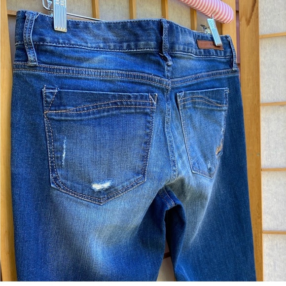 Express Distressed Stella Skinny Low Rise Jean SZ 6S - Picture 14 of 16